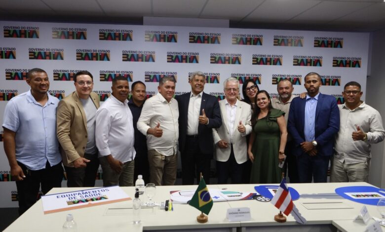 Agamenon Coelho e Jerônimo em reunião em Salvador, em 11 de junho de 2025