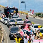 Bebeto durante a Carreata da Vitória em Ilhéus em 3 de outubro de 2026
